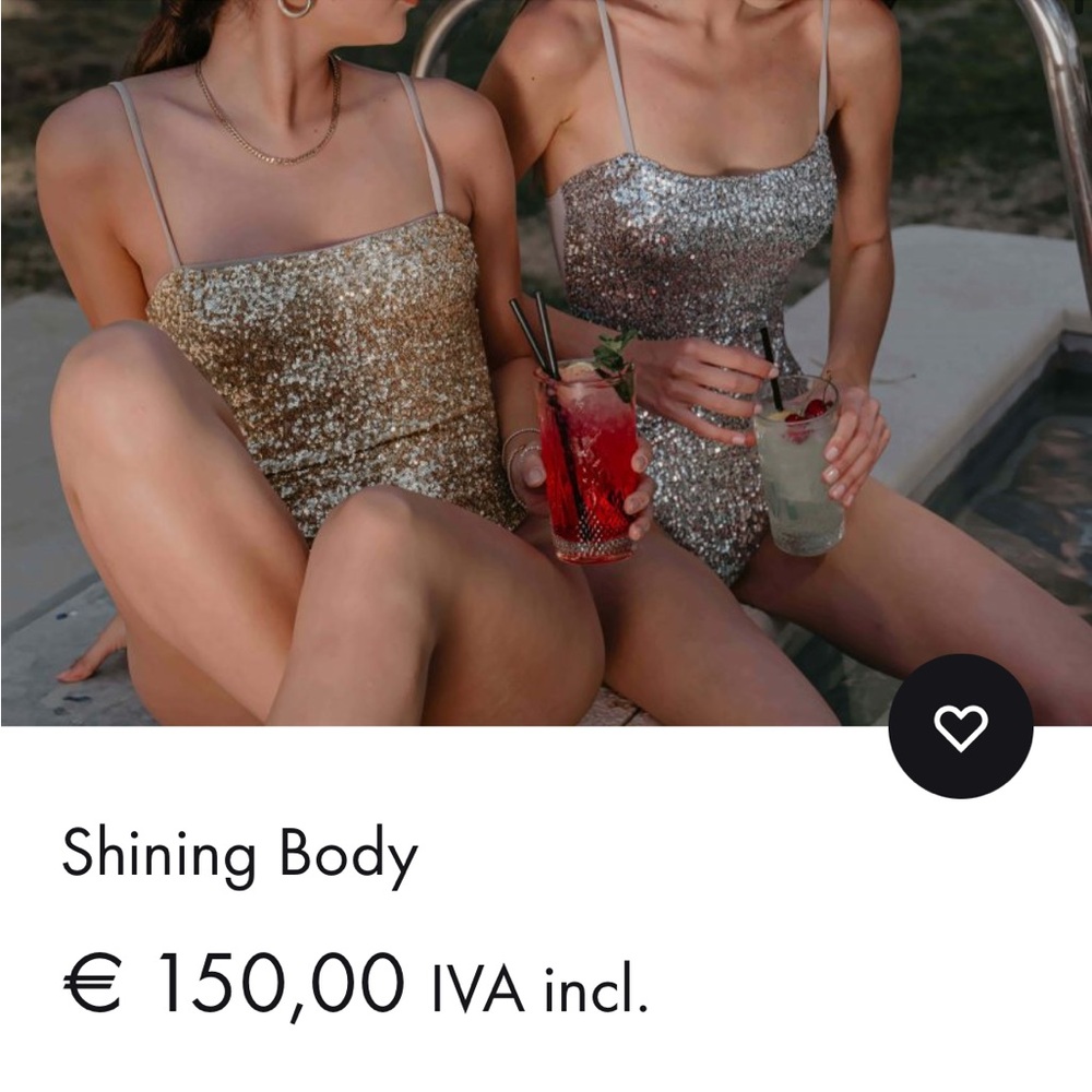 Silver Sequin One Piece Swimsuit
